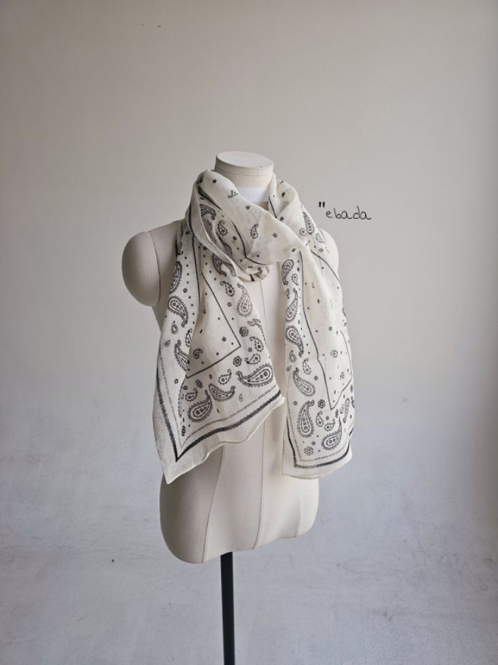 EBADA韓國直郵實拍女士新品休閑人氣職業26春夏圍巾披肩亞麻絨EBADA圍巾/披肩圖色4