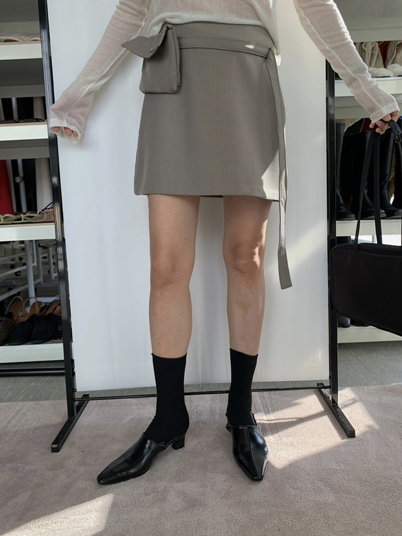 MOMENT韓國直郵女裝新款人氣熱賣26春夏推薦休閑職業短裙MOMENT/RECOVER短裙