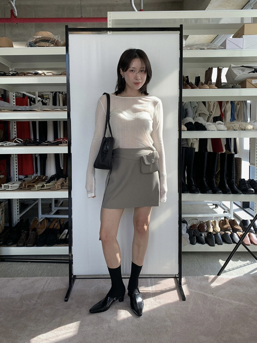 MOMENT韓國直郵女裝新款人氣熱賣26春夏推薦休閑職業短裙MOMENT/RECOVER短裙