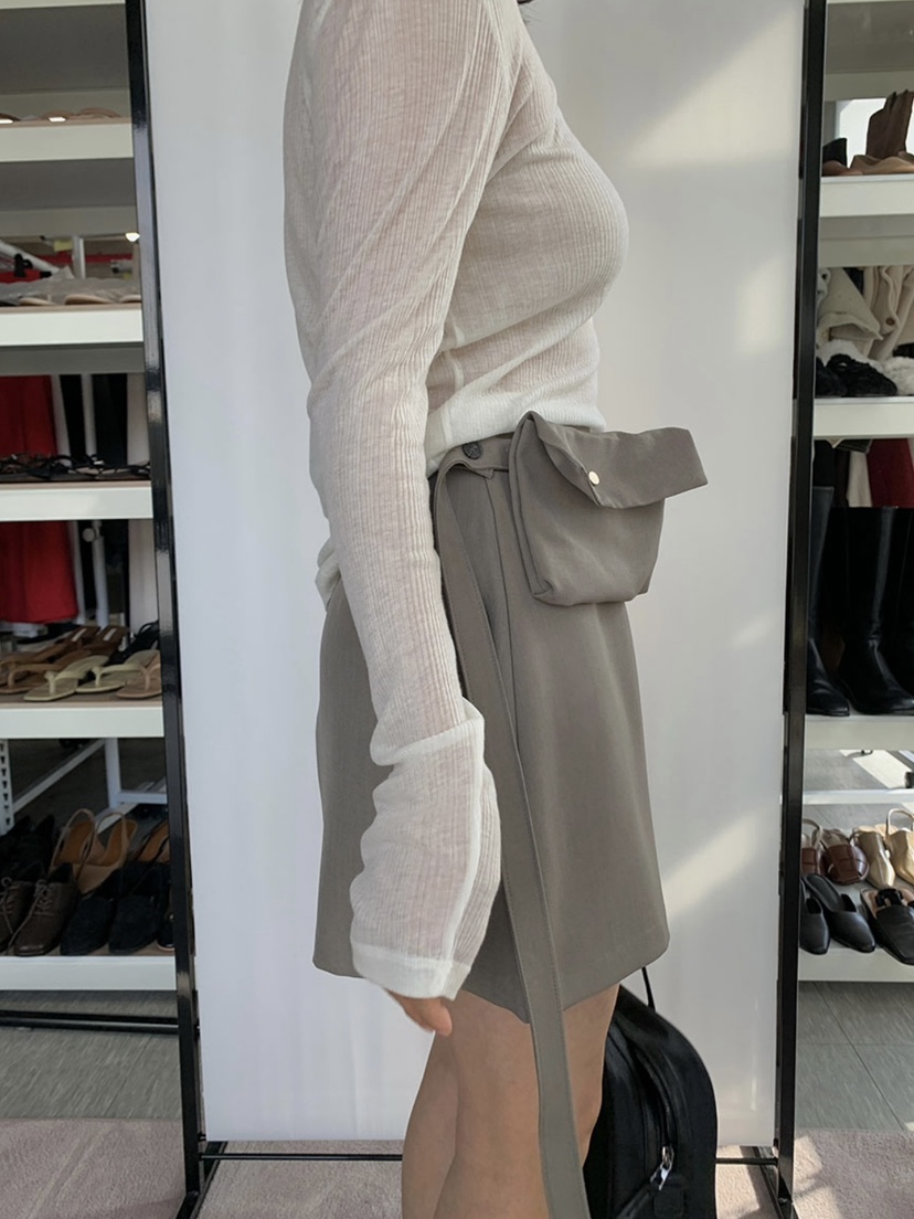 MOMENT韓國直郵女裝新款人氣熱賣26春夏推薦休閑職業短裙MOMENT/RECOVER短裙