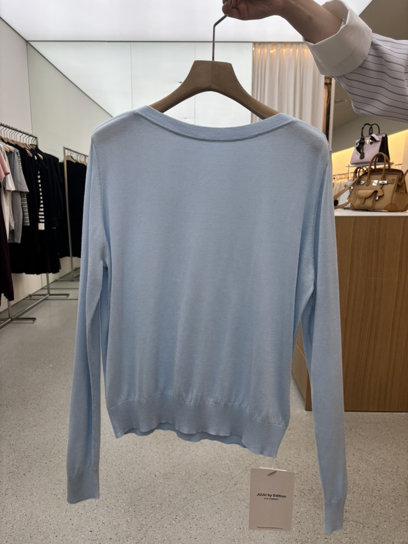 JUJU韓國東大門直郵女裝新品休閑人氣熱賣推薦26春夏針織衫JUJU針織衫圖色2