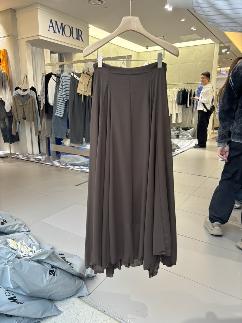 JUJU韓國代購女士新品職業推薦時尚26春夏熱賣人氣休閑長裙JUJU長裙圖色2