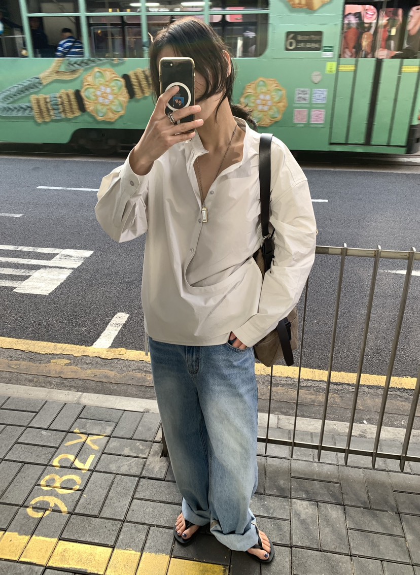 ROMANTICIZE韓國代購女士新款26春夏推薦熱賣人氣襯衫蕾絲衫ROMANTICIZE襯衫/蕾絲衫