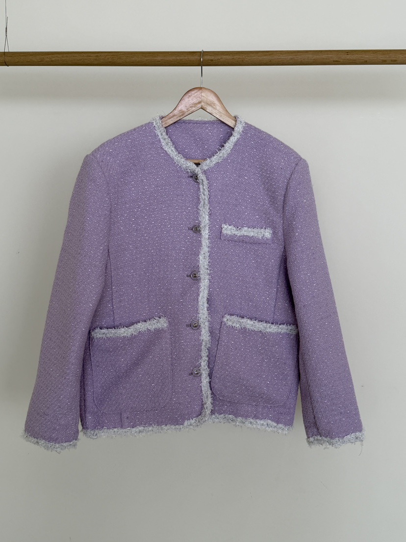 OURWAVE/OUR ROOM韓國直郵女士新款熱賣推薦夾克粗花呢Our Wave/Our Room夾克圖色2