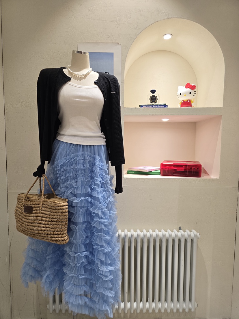 LIKEVAM韓國直郵實拍女裝新品人氣休閑熱賣推薦吊帶背心羅紋LIKEVAM吊帶/背心