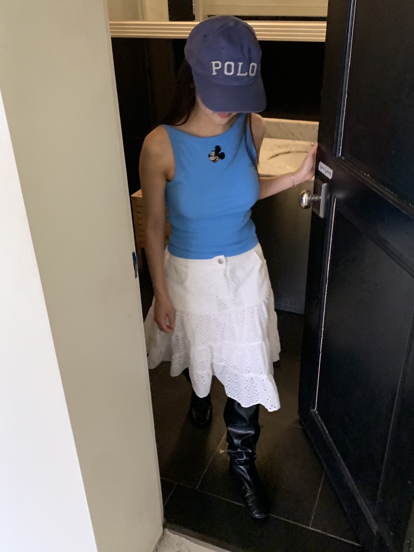 LIKEVAM韓國直郵實拍女裝新品人氣休閑熱賣推薦吊帶背心羅紋LIKEVAM吊帶/背心