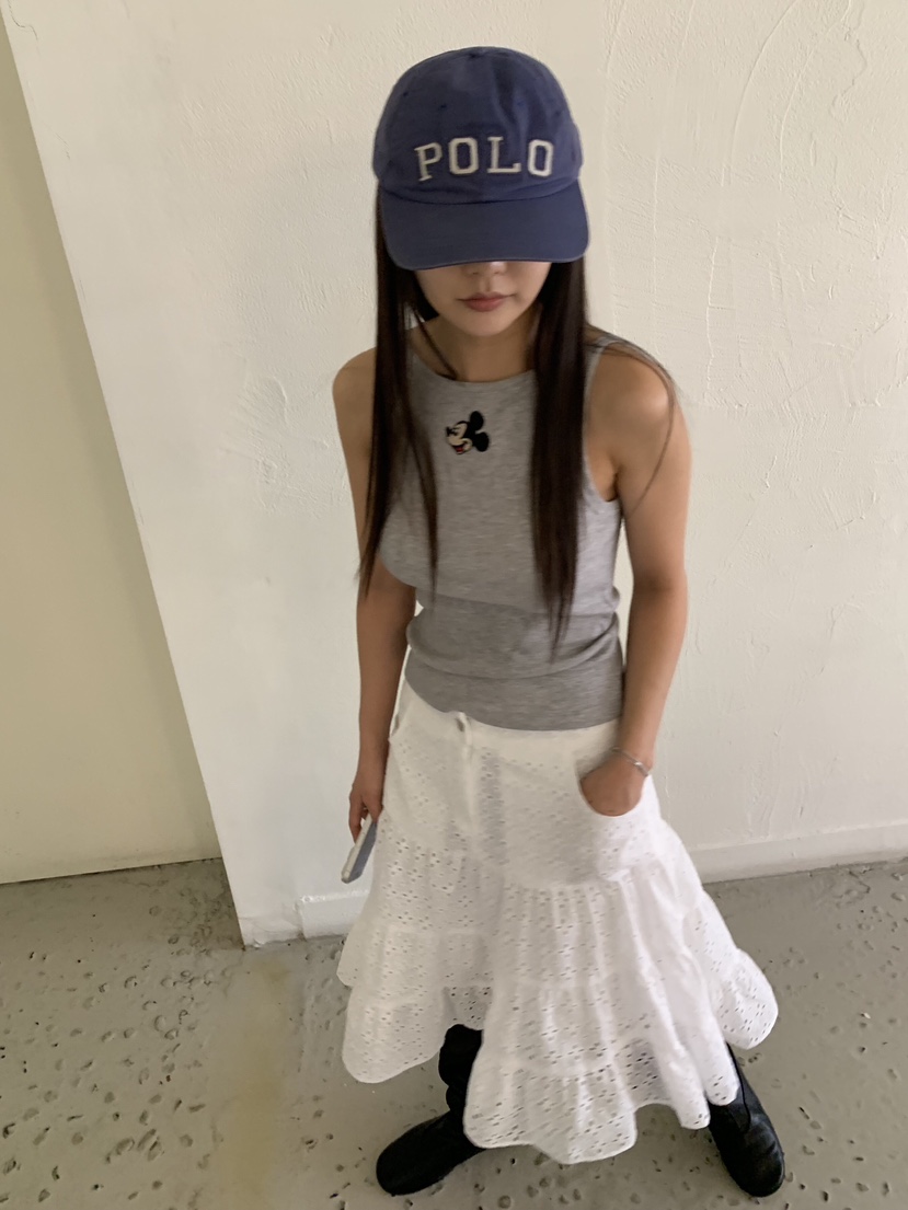 LIKEVAM韓國直郵實拍女裝新品人氣休閑熱賣推薦吊帶背心羅紋LIKEVAM吊帶/背心圖色2