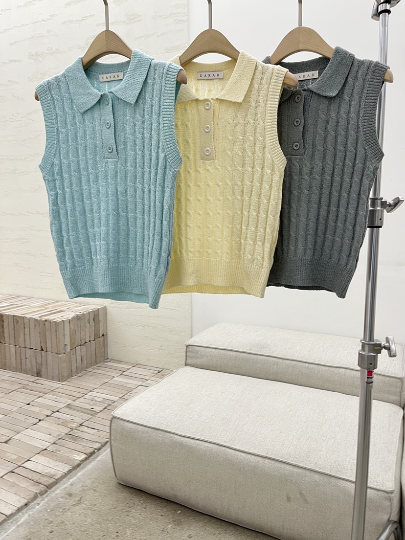 DARAK韓國代購女裝新款職業推薦休閑熱賣人氣26春夏吊帶背心DARAK吊帶/背心