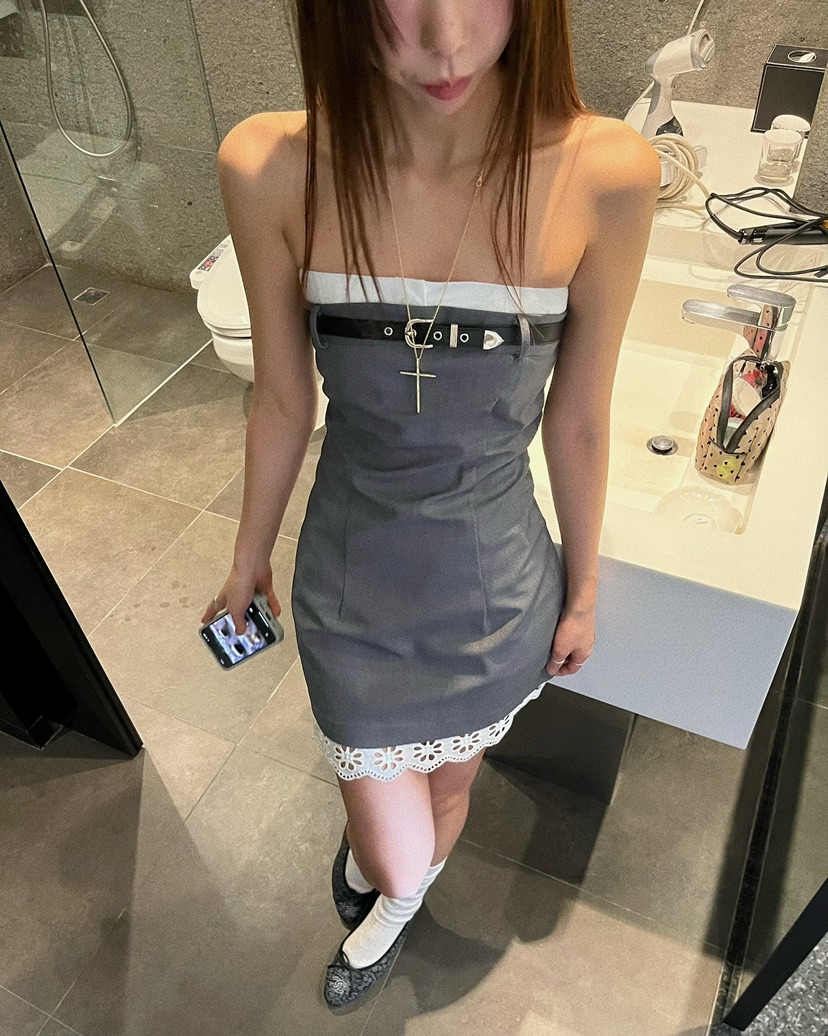 LOVE PULL韓國東大門直郵女士新品人氣時尚休閑熱賣連衣裙LOVE PULL連衣裙