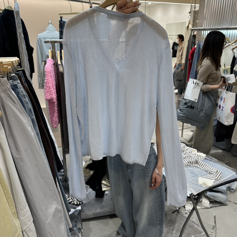 ALEGRE韓國代購女士新款26春夏時尚人氣熱賣推薦休閑針織衫ALEGRE針織衫