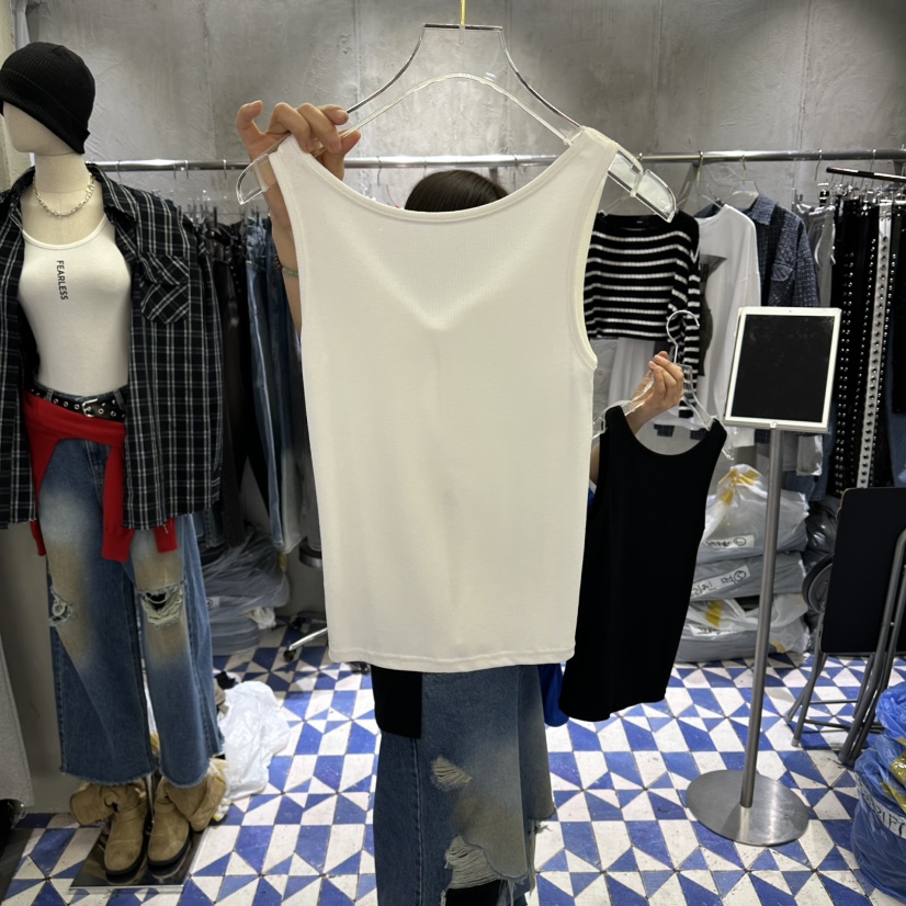 AMOUR韓國代購女裝新款休閑人氣職業推薦熱賣吊帶背心開衩AMOUR吊帶/背心圖色2