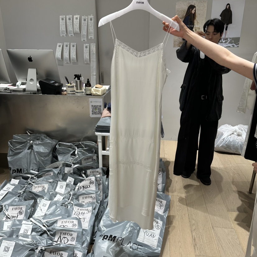 FAVOR-P韓國東大門代購女士新品26春夏職業人氣熱賣連衣裙FAVOR-P連衣裙圖色1