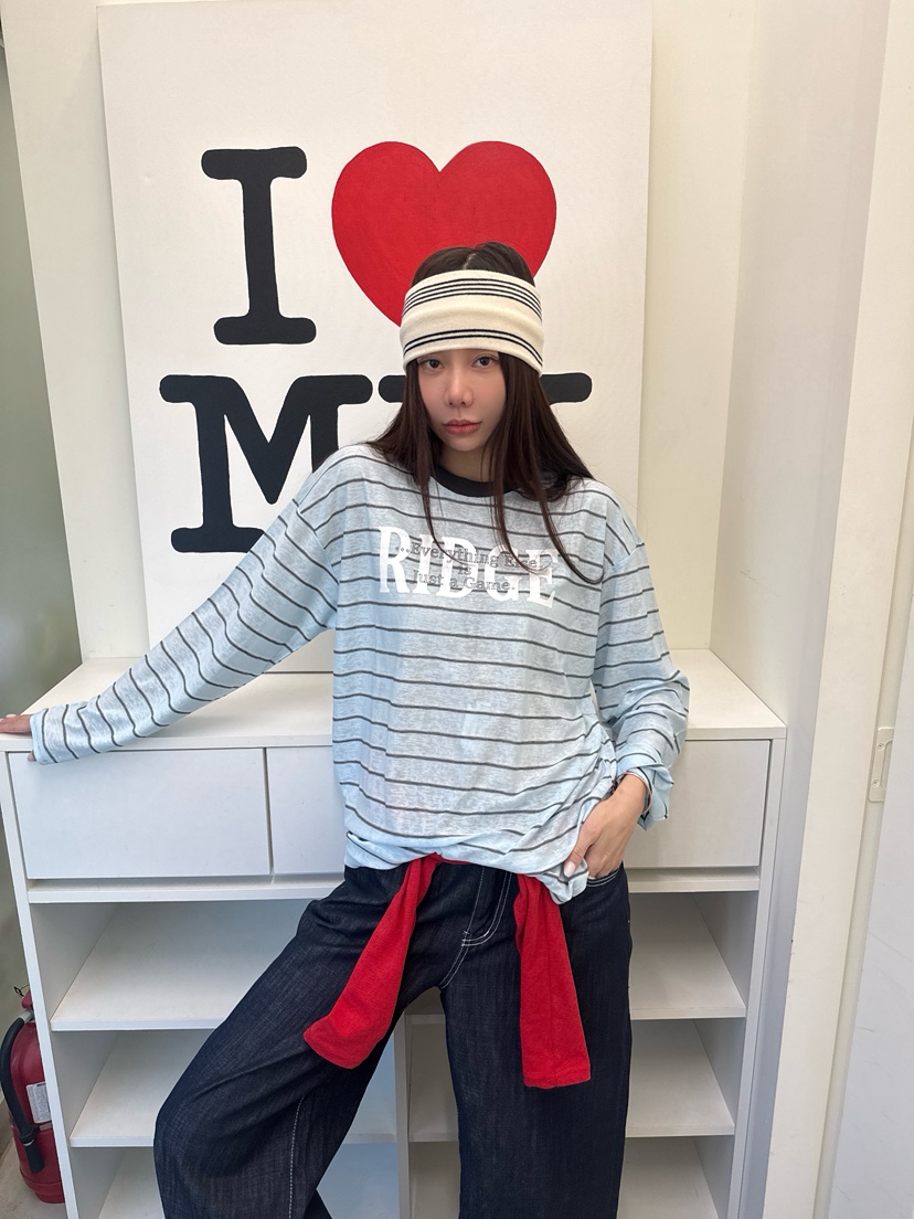 LUMIPLE韓國直郵實拍女士新款推薦26春夏人氣休閑長袖T恤LUMIPLE長袖T恤