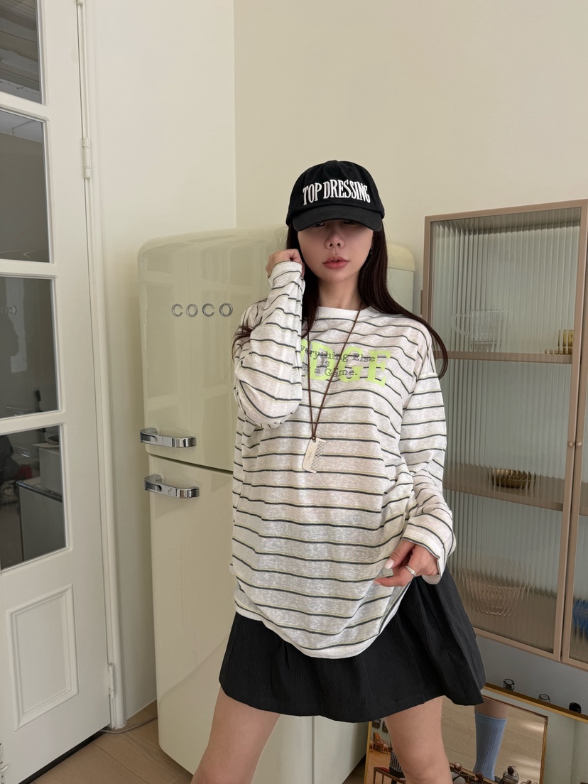 LUMIPLE韓國直郵實拍女士新款推薦26春夏人氣休閑長袖T恤LUMIPLE長袖T恤