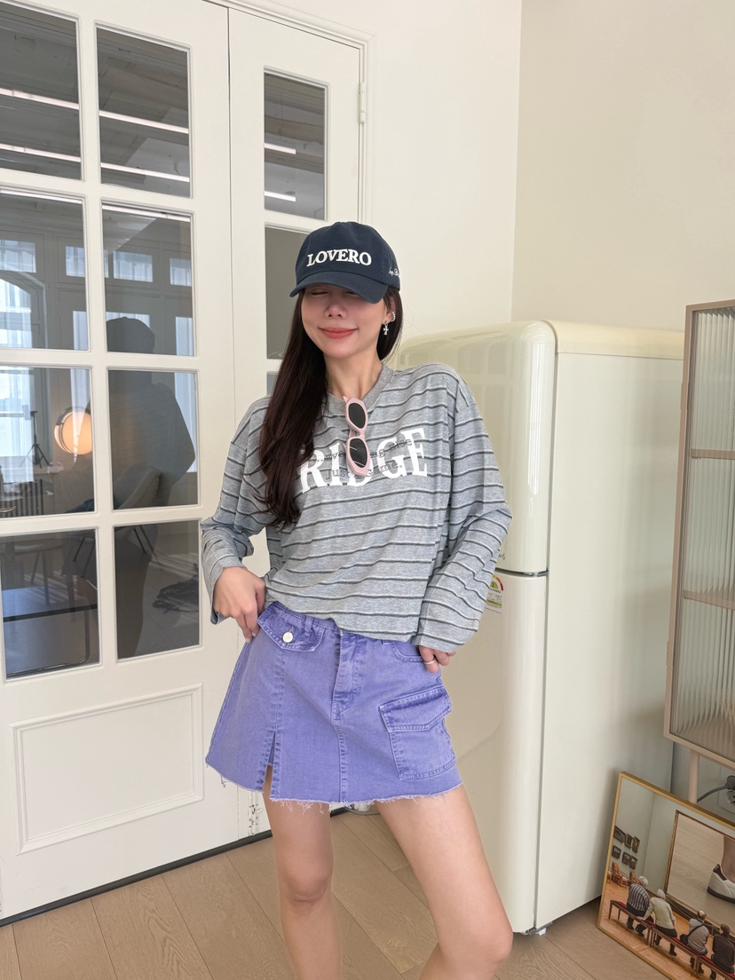 LUMIPLE韓國直郵實拍女士新款推薦26春夏人氣休閑長袖T恤LUMIPLE長袖T恤