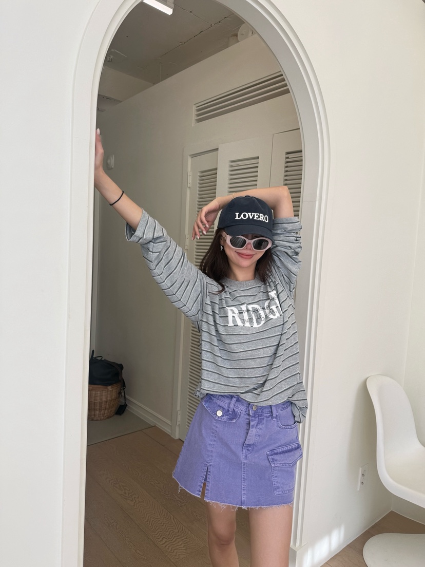 LUMIPLE韓國直郵實拍女士新款推薦26春夏人氣休閑長袖T恤LUMIPLE長袖T恤