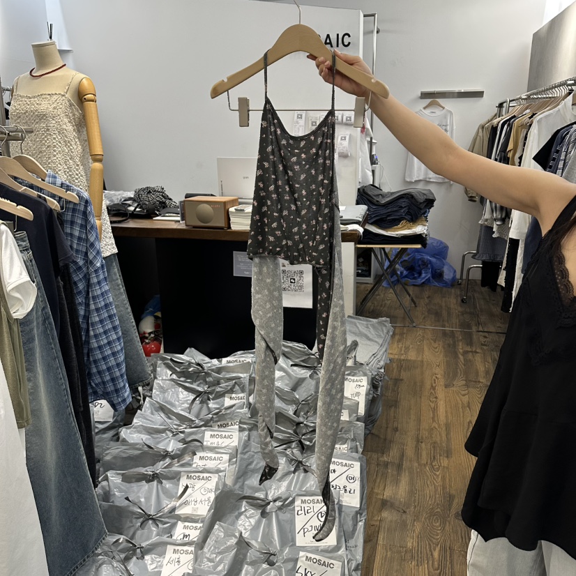 MOSAIC韓國東大門直郵女士新品熱賣人氣推薦時尚吊帶背心MOSAIC吊帶/背心圖色2