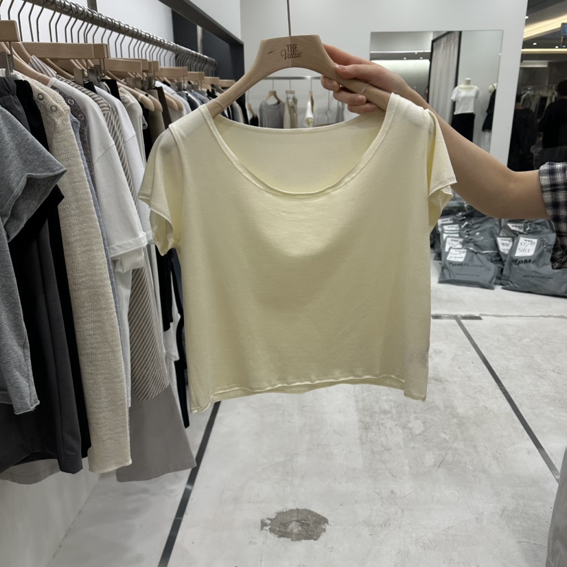 THE VALUE韓國直郵實拍女士新款26春夏人氣休閑熱賣時尚T恤THE VALUET恤圖色2