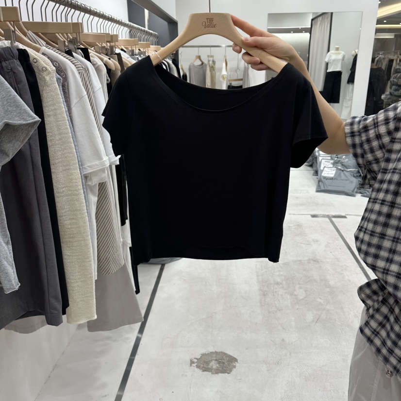 THE VALUE韓國直郵實拍女士新款26春夏人氣休閑熱賣時尚T恤THE VALUET恤圖色4