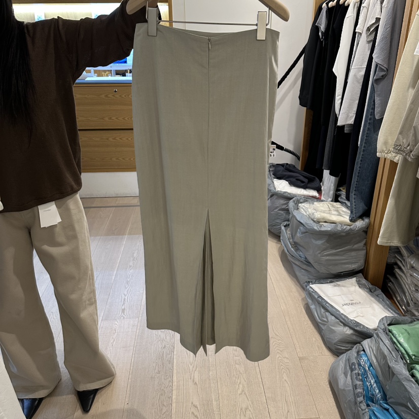 ROUNDER韓國直郵女裝新款熱賣人氣26春夏休閑職業時尚長裙ROUNDER長裙