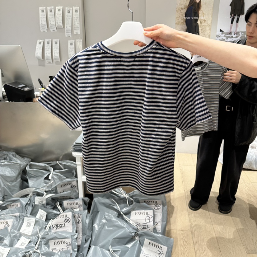 FAVOR-P韓國東大門直郵女士新品職業休閑推薦熱賣26春夏T恤FAVOR-PT恤