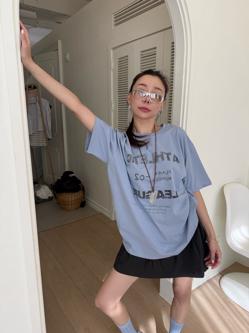 LUMIPLE韓國東大門直郵女裝新款人氣職業時尚休閑26春夏T恤LUMIPLET恤