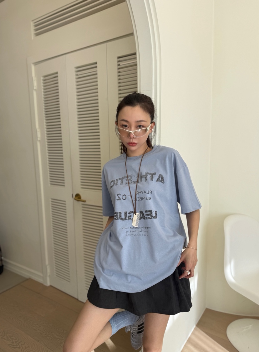 LUMIPLE韓國東大門直郵女裝新款人氣職業時尚休閑26春夏T恤LUMIPLET恤