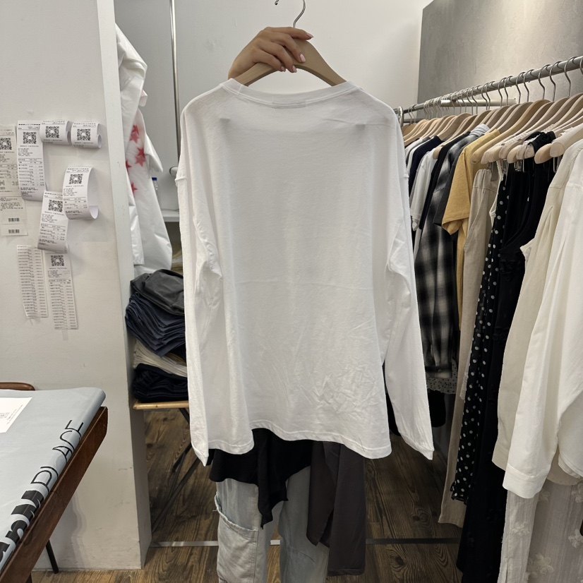 MOSAIC韓國東大門直郵女裝新品26春夏休閑時尚人氣長袖T恤MOSAIC長袖T恤