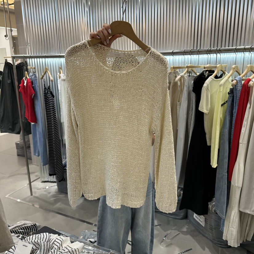 ALEGRE韓國直郵實拍女裝新款26春夏人氣休閑時尚職業針織衫ALEGRE針織衫圖色1