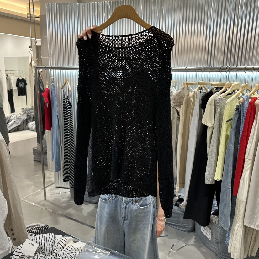 ALEGRE韓國直郵實拍女裝新款26春夏人氣休閑時尚職業針織衫ALEGRE針織衫圖色3