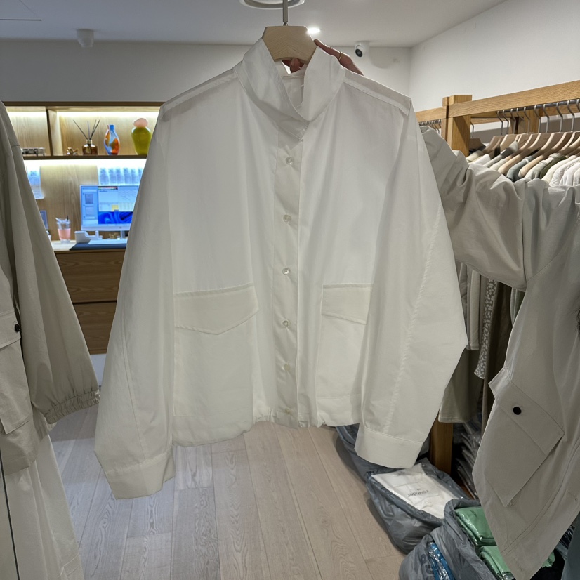 ROUNDER韓國東大門代購女裝新品熱賣職業時尚襯衫蕾絲衫口袋ROUNDER襯衫/蕾絲衫圖色1