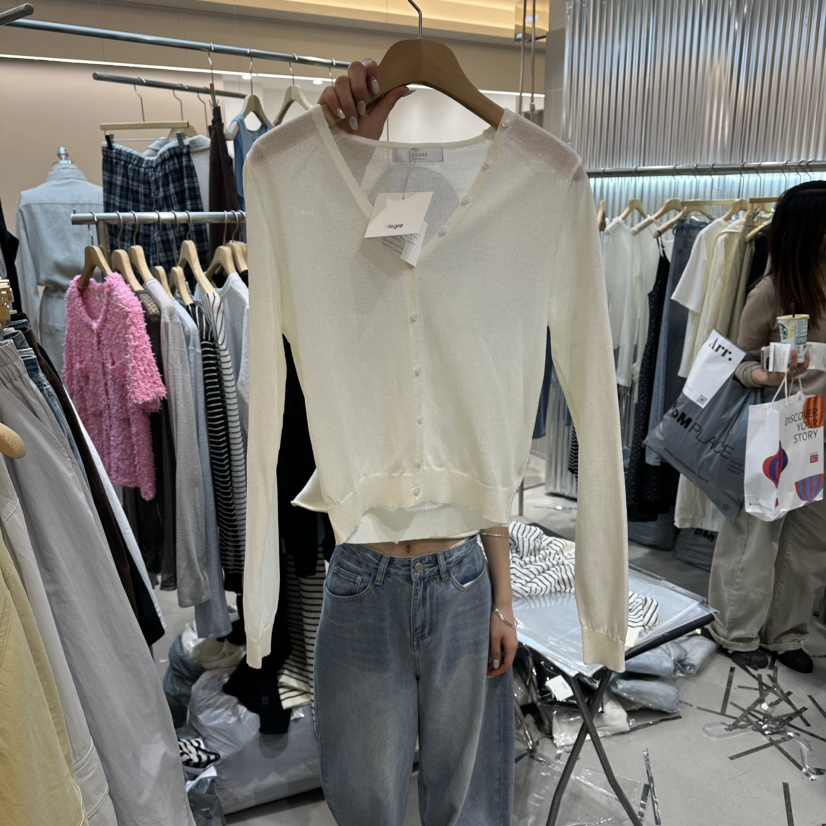 ALEGRE韓國東大門代購女士新品推薦熱賣人氣時尚職業針織衫ALEGRE針織衫圖色1