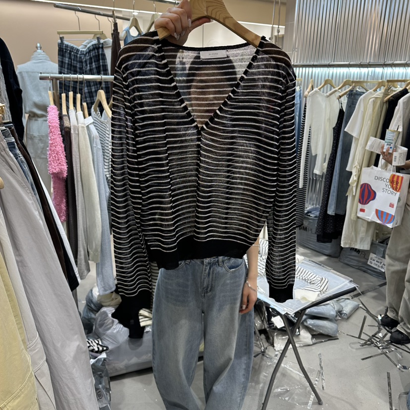 ALEGRE韓國東大門代購女士新品推薦熱賣人氣時尚職業針織衫ALEGRE針織衫圖色2