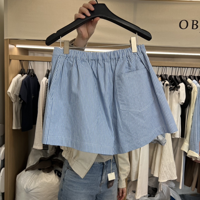 OBJET/LOVEUSU韓國直郵實拍女士新款休閑職業人氣推薦短褲OBJET/LOVEUSU短褲