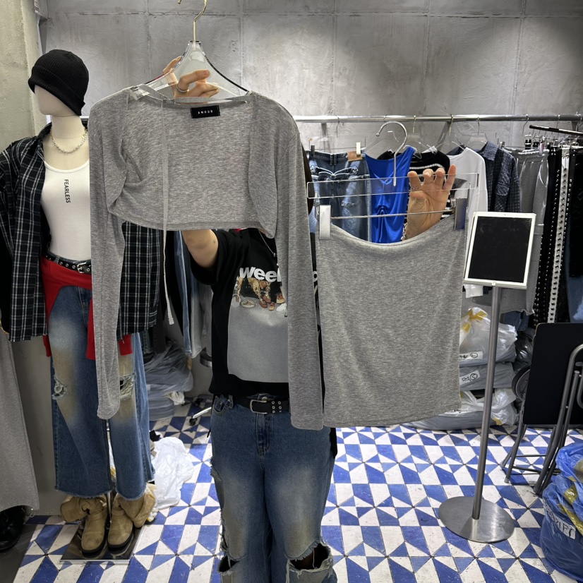 AMOUR韓國東大門代購女裝新品推薦人氣熱賣套裝兩件套套裝AMOUR套裝圖色1