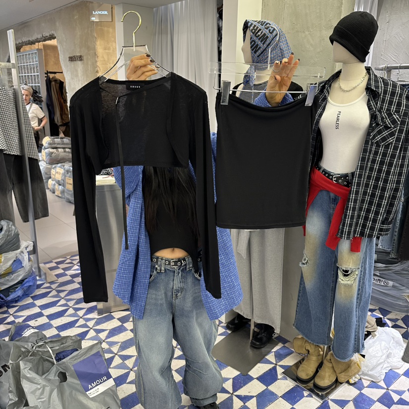 AMOUR韓國東大門代購女裝新品推薦人氣熱賣套裝兩件套套裝AMOUR套裝圖色2