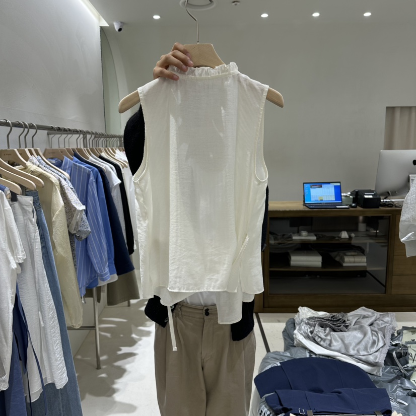 A WANT韓國代購女裝新款休閑推薦熱賣26春夏人氣吊帶背心A WANT吊帶/背心