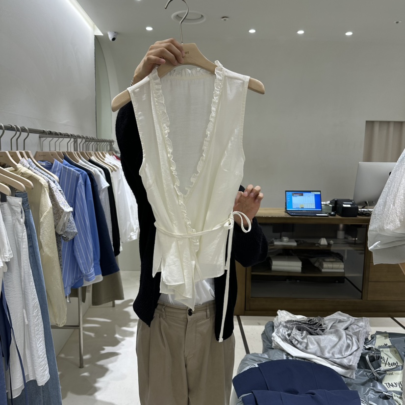 A WANT韓國代購女裝新款休閑推薦熱賣26春夏人氣吊帶背心A WANT吊帶/背心圖色2