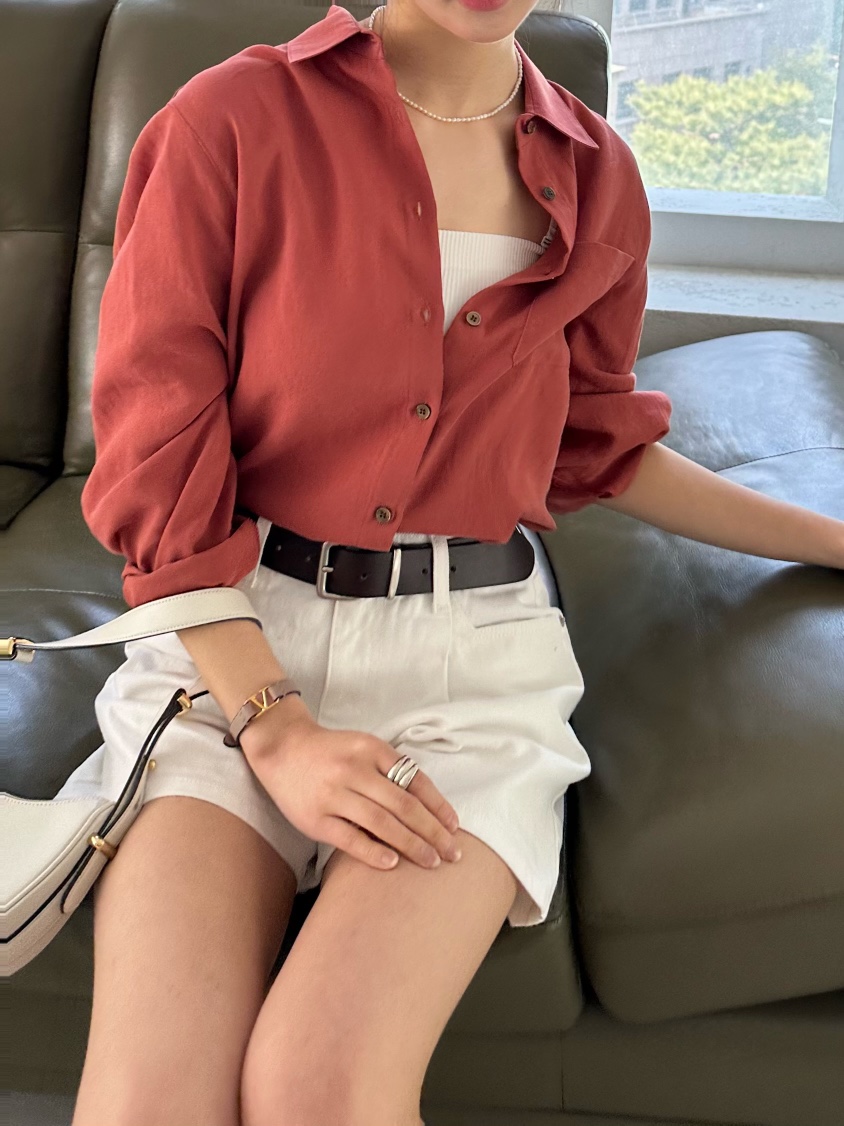 2ND GATE韓國直郵實拍女裝新品休閑職業26春夏襯衫蕾絲衫2ND GATE襯衫/蕾絲衫