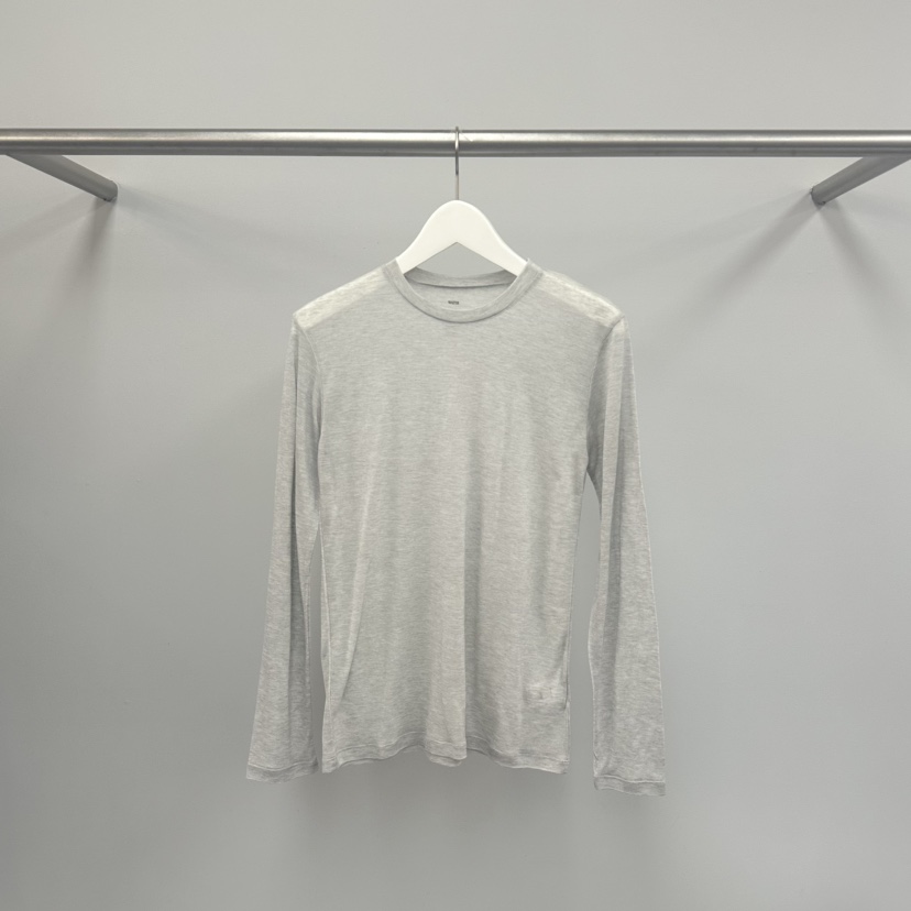 WATER/RIVER韓國直郵實拍女士新品26春夏時尚長袖T恤羊絨WATER/RIVER長袖T恤圖色1