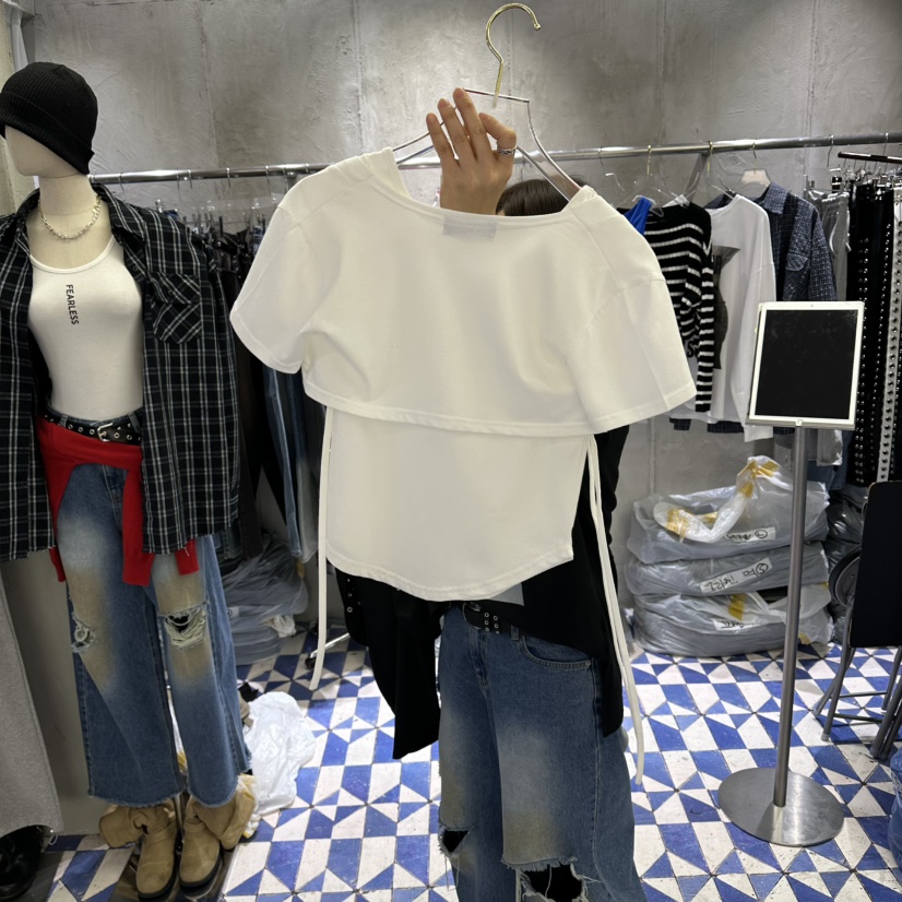 AMOUR韓國東大門直郵女裝新品熱賣人氣休閑套裝兩件套套裝AMOUR套裝