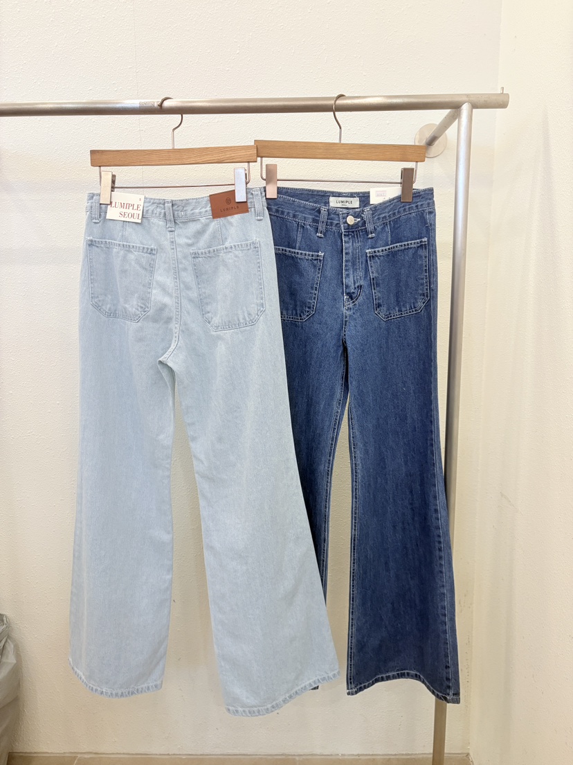 LUMIPLE韓國代購女裝新品時尚休閑熱賣職業人氣推薦牛仔褲LUMIPLE牛仔褲
