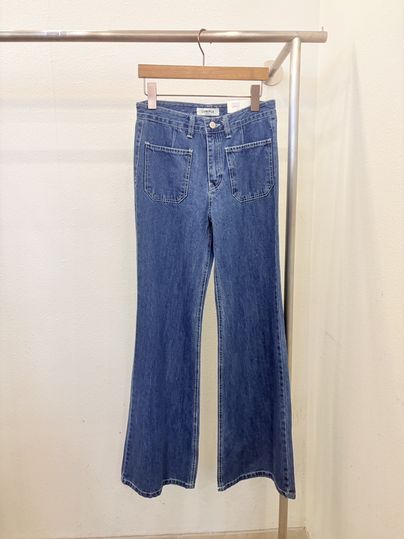 LUMIPLE韓國代購女裝新品時尚休閑熱賣職業人氣推薦牛仔褲LUMIPLE牛仔褲圖色1