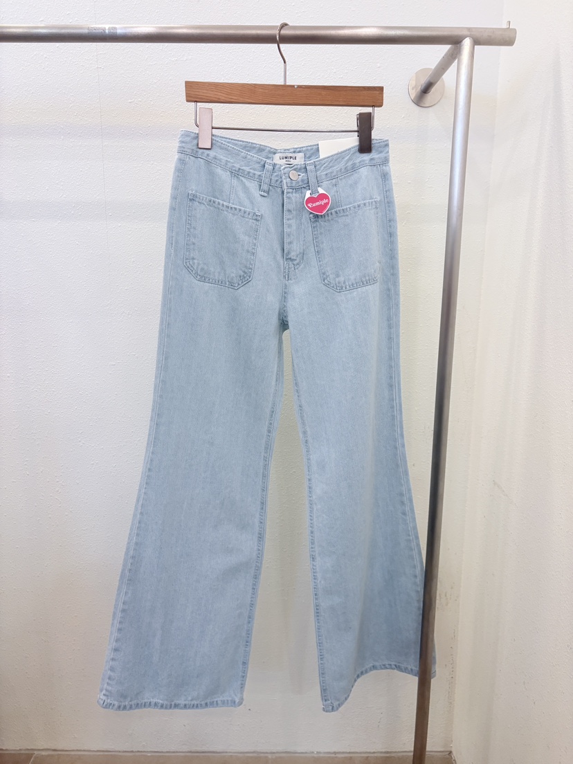 LUMIPLE韓國代購女裝新品時尚休閑熱賣職業人氣推薦牛仔褲LUMIPLE牛仔褲圖色2