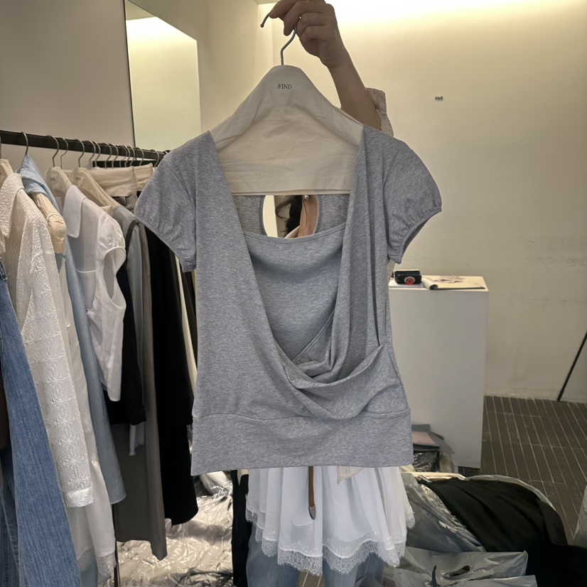 FIND-P韓國代購女裝新品推薦時尚熱賣26春夏休閑人氣T恤FIND-PT恤圖色2