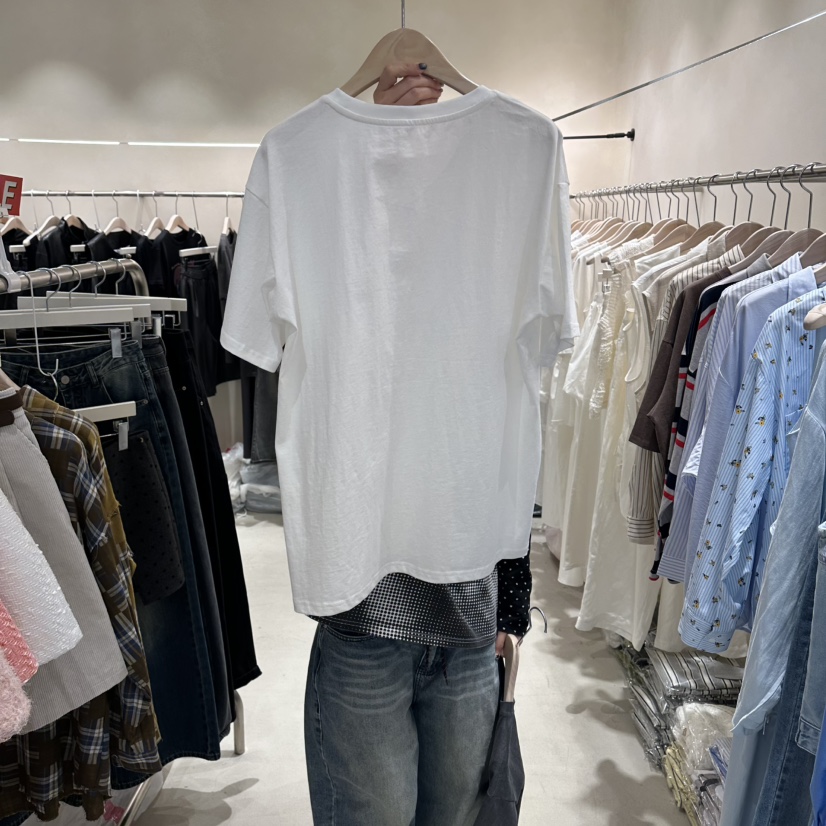 Color B韓國東大門代購女裝新品熱賣時尚職業推薦26春夏T恤Color BT恤