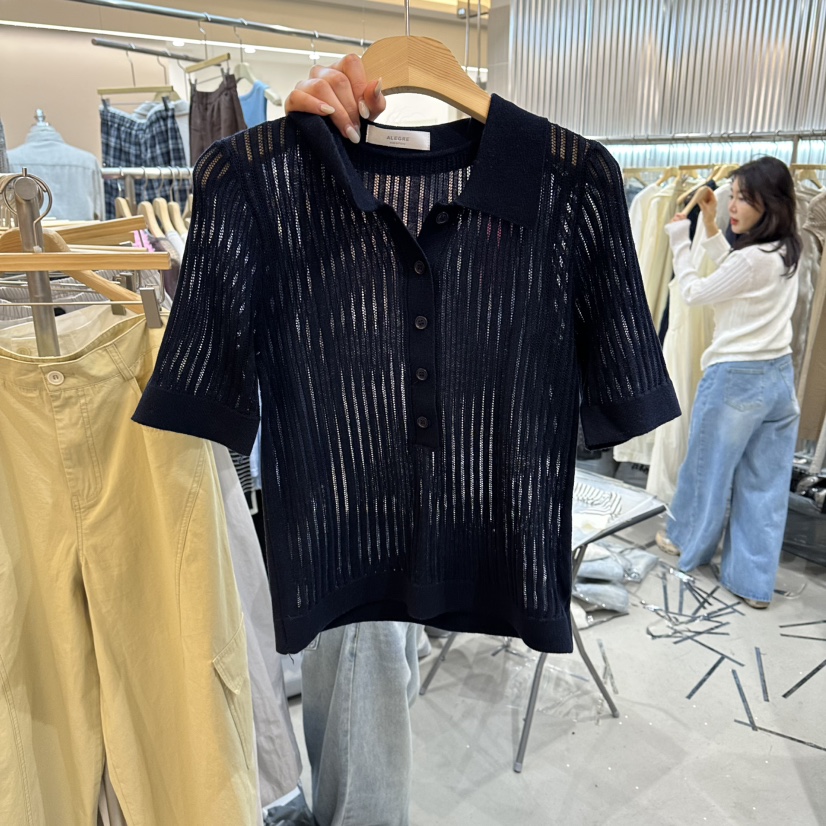 ALEGRE韓國直郵女裝新品推薦職業26春夏休閑人氣時尚針織衫ALEGRE針織衫圖色2
