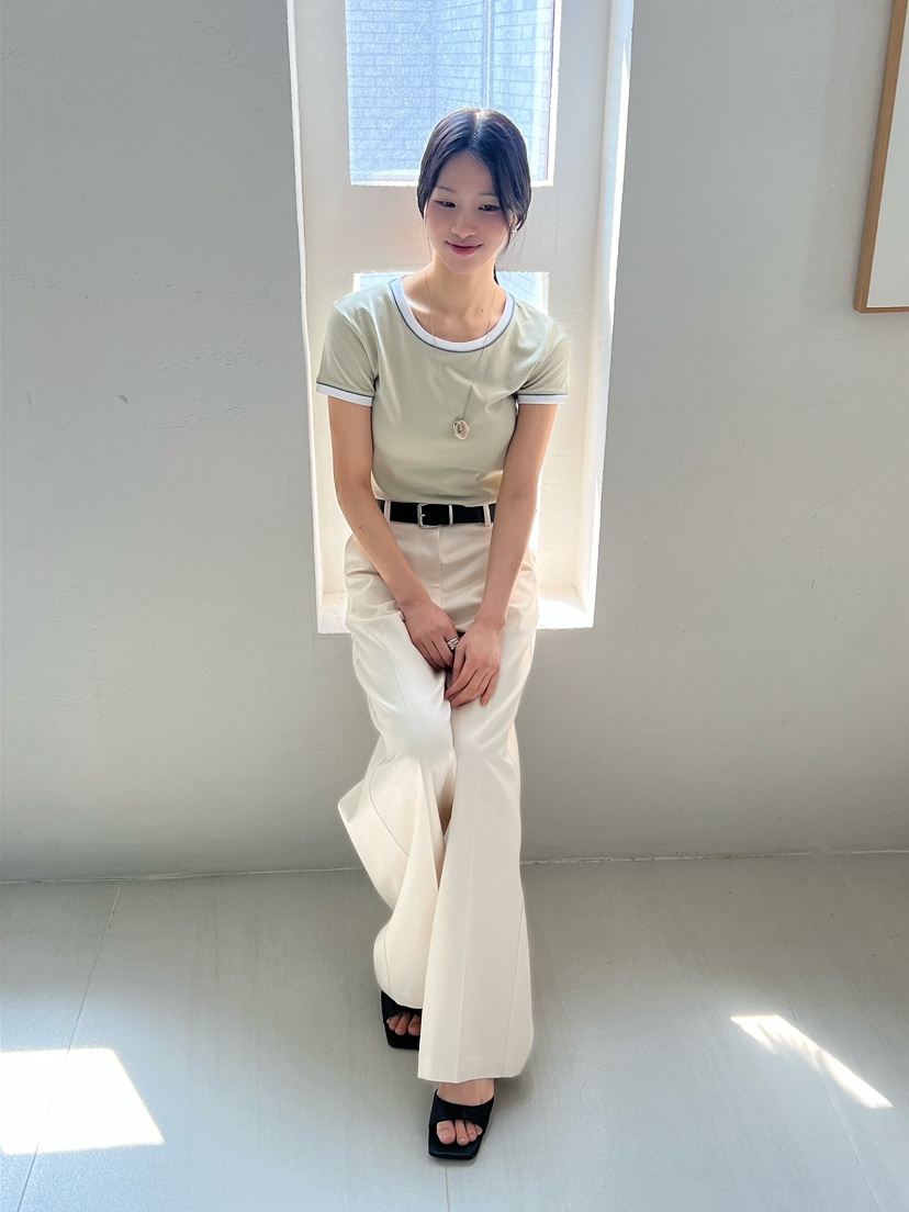 2ND GATE韓國直郵實拍女裝新品人氣推薦時尚休閑褲天絲棉2ND GATE休閑褲