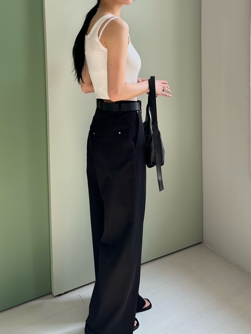 2ND GATE韓國直郵實拍女裝新品人氣推薦時尚休閑褲天絲棉2ND GATE休閑褲