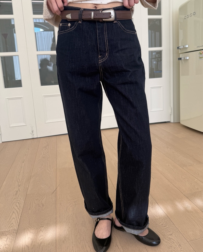 LUMIPLE韓國直郵實拍女裝新款26春夏熱賣職業時尚推薦牛仔褲LUMIPLE牛仔褲